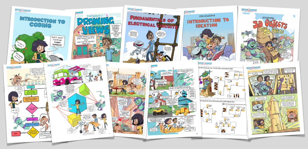 Zero2Maker Comic Books Collection